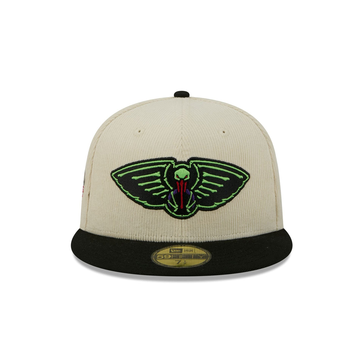 New Orleans Pelicans 2025 City Edition Chrome White Corduroy 59FIFTY Fitted Hat