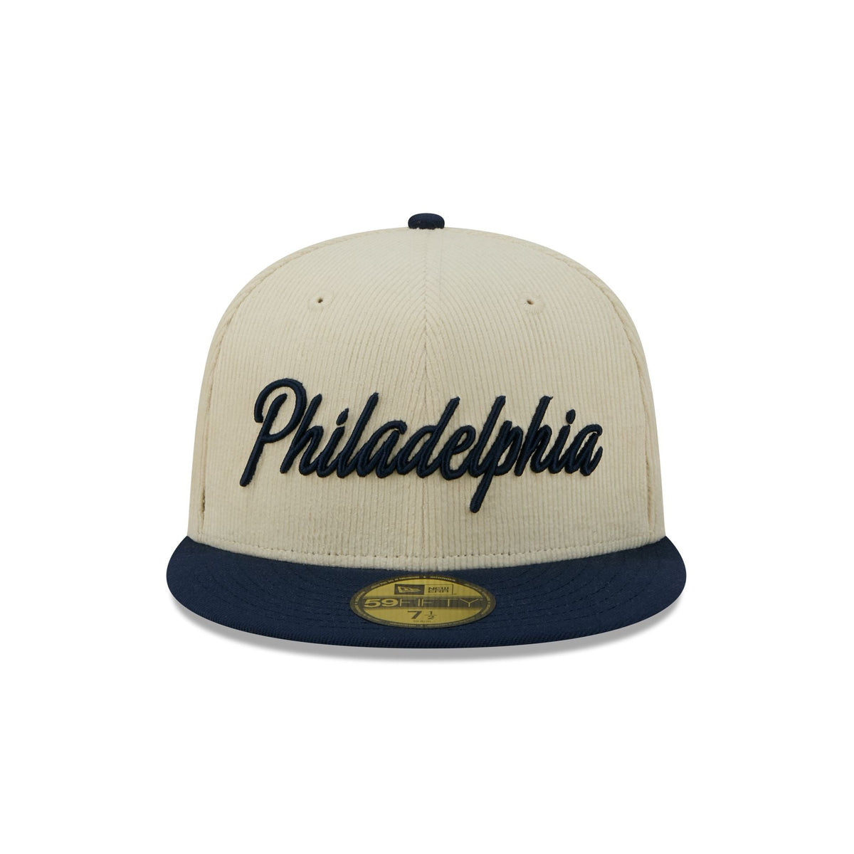 Philadelphia 76ers 2025 City Edition Chrome White Corduroy 59FIFTY Fitted Hat
