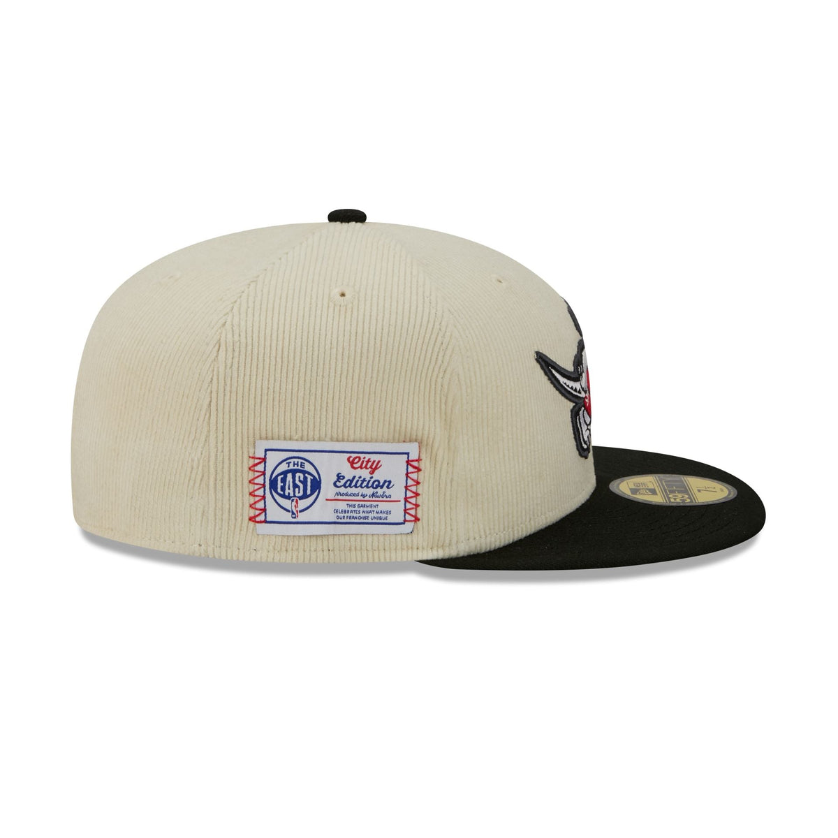 Toronto Raptors 2025 City Edition Chrome White Corduroy 59FIFTY Fitted Hat
