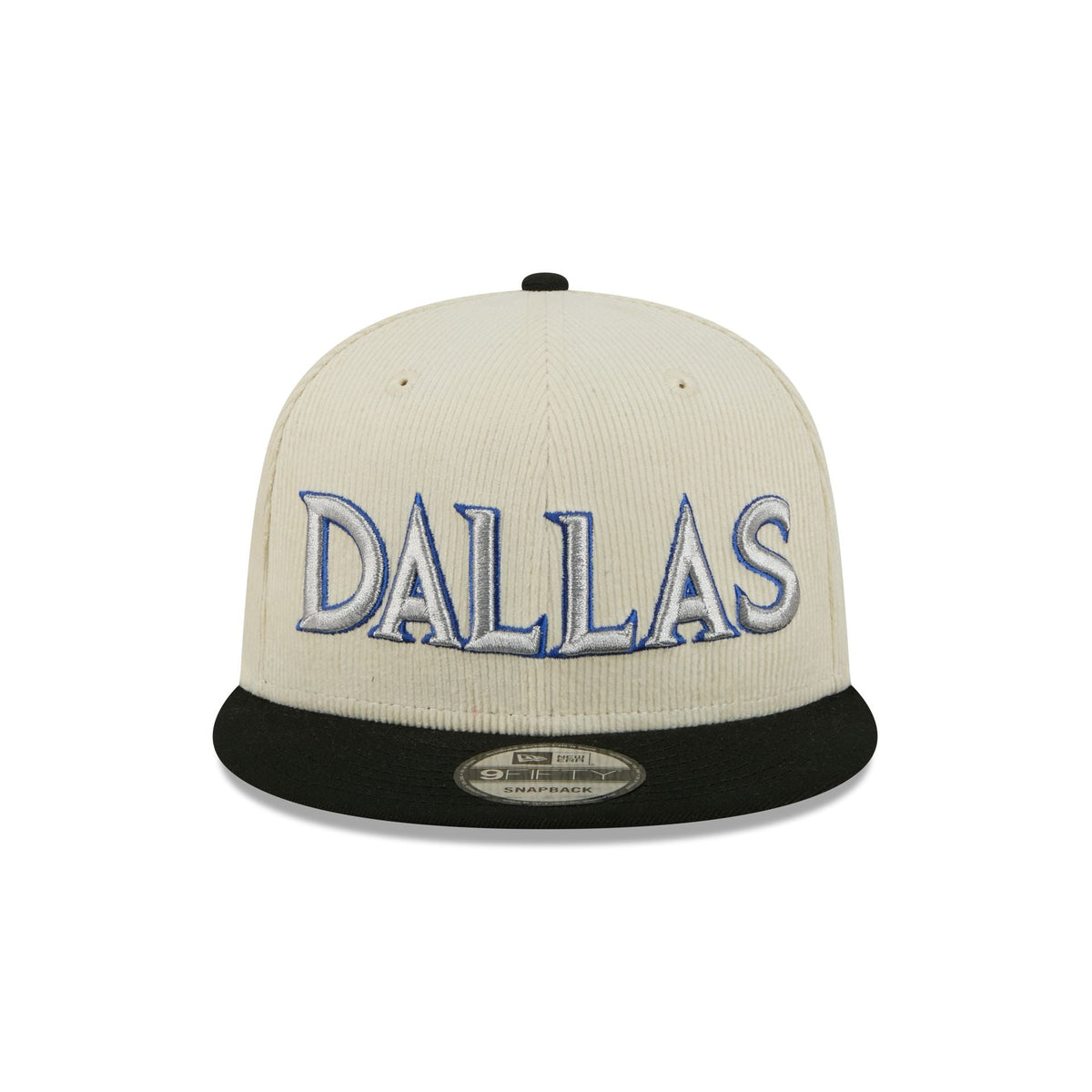 Dallas Mavericks 2025 City Edition Chrome White Corduroy 9FIFTY Snapback Hat