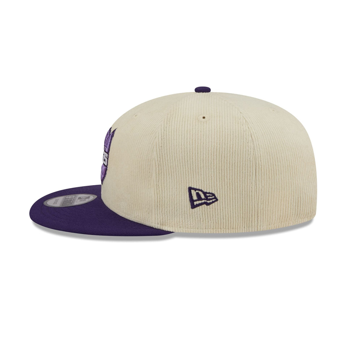 Sacramento Kings 2025 City Edition Chrome White Corduroy 9FIFTY Snapback Hat