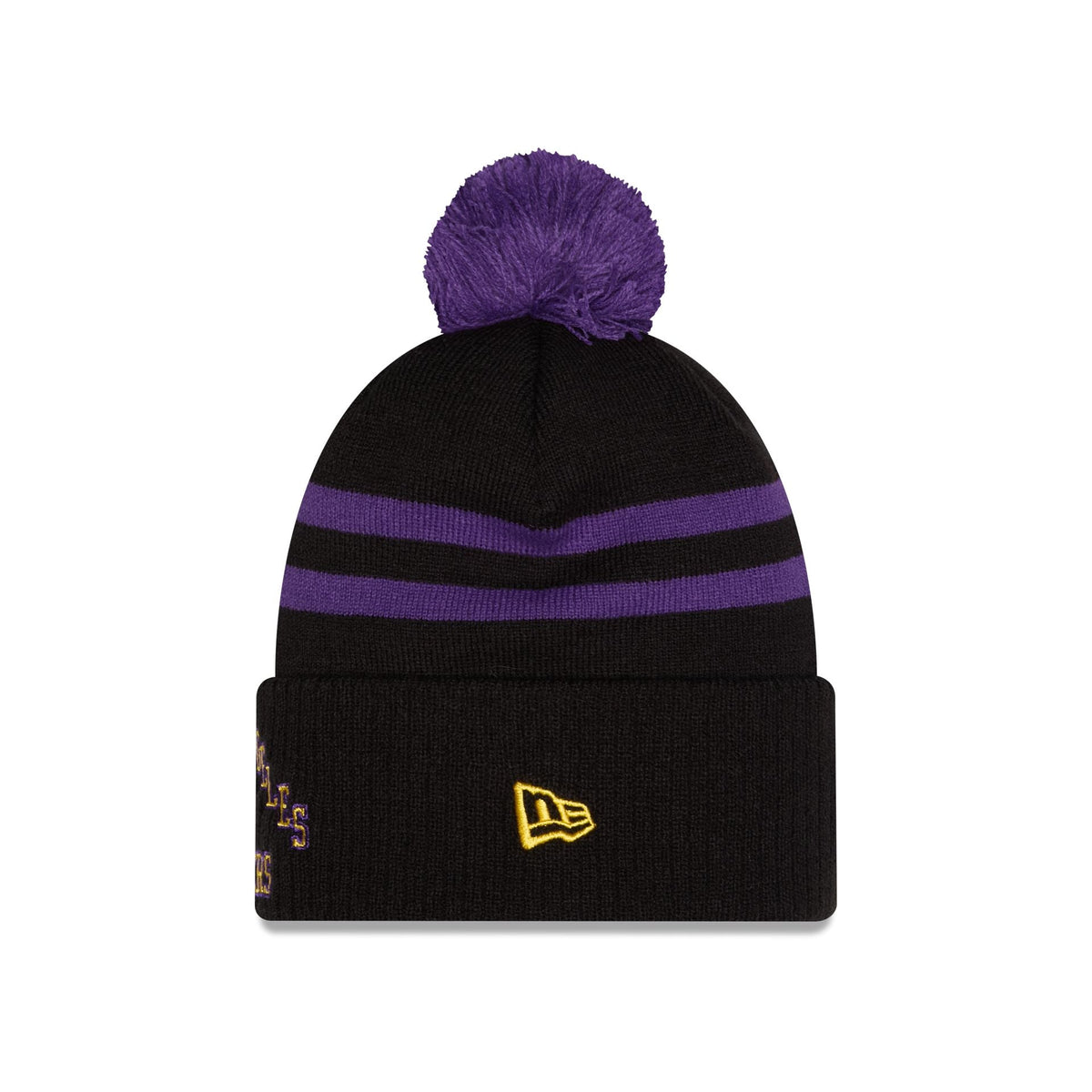 Los Angeles Lakers 2025 City Edition Pom Knit Hat
