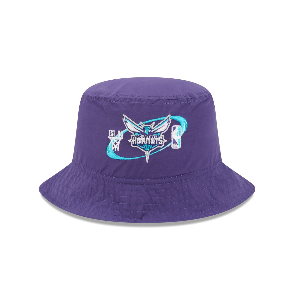Charlotte Hornets Nylon Logo Bucket Hat