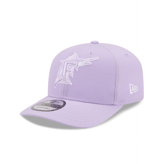 Miami Marlins Pastel Crepe 9SEVENTY Stretch-Snap Hat