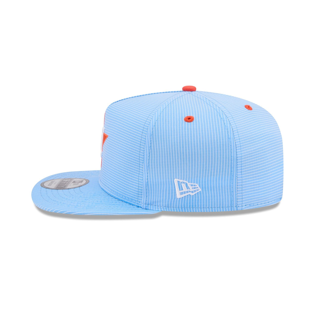 Houston Astros Pinstripe Ripstop 9FIFTY A-Frame Snapback Hat