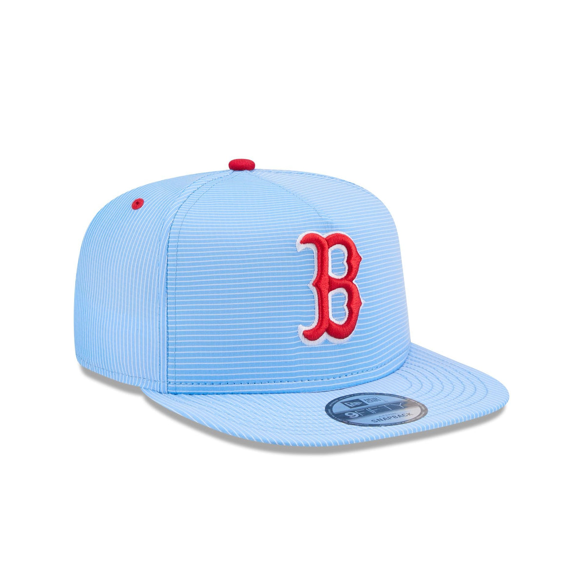 Boston Red Sox Pinstripe Ripstop 9FIFTY A-Frame Snapback Hat