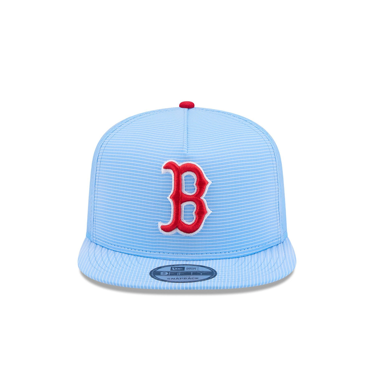 Boston Red Sox Pinstripe Ripstop 9FIFTY A-Frame Snapback Hat