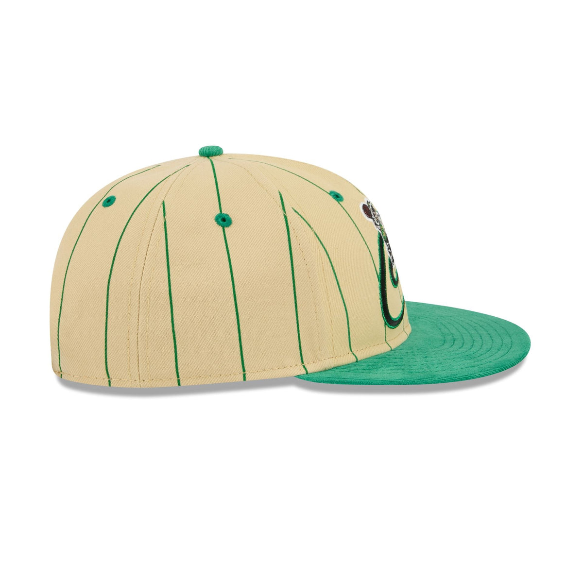 Boston Celtics Pinstripe Script Retro Crown 9FIFTY Adjustable Hat