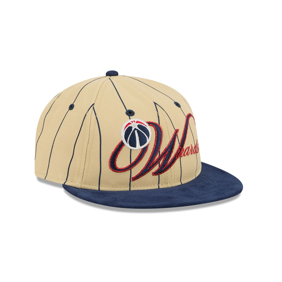 Washington Wizards Pinstripe Script Retro Crown 9FIFTY Adjustable Hat