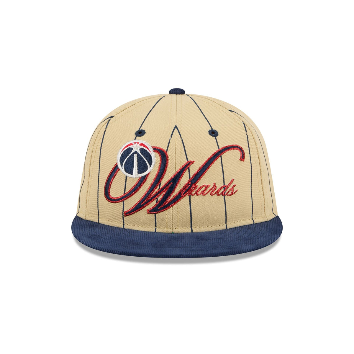 Washington Wizards Pinstripe Script Retro Crown 9FIFTY Adjustable Hat
