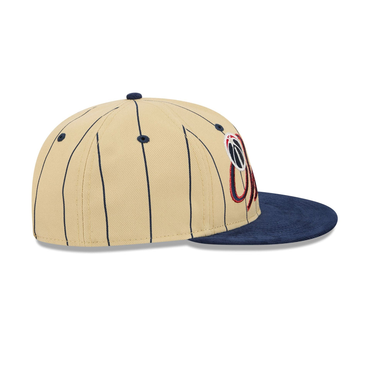 Washington Wizards Pinstripe Script Retro Crown 9FIFTY Adjustable Hat