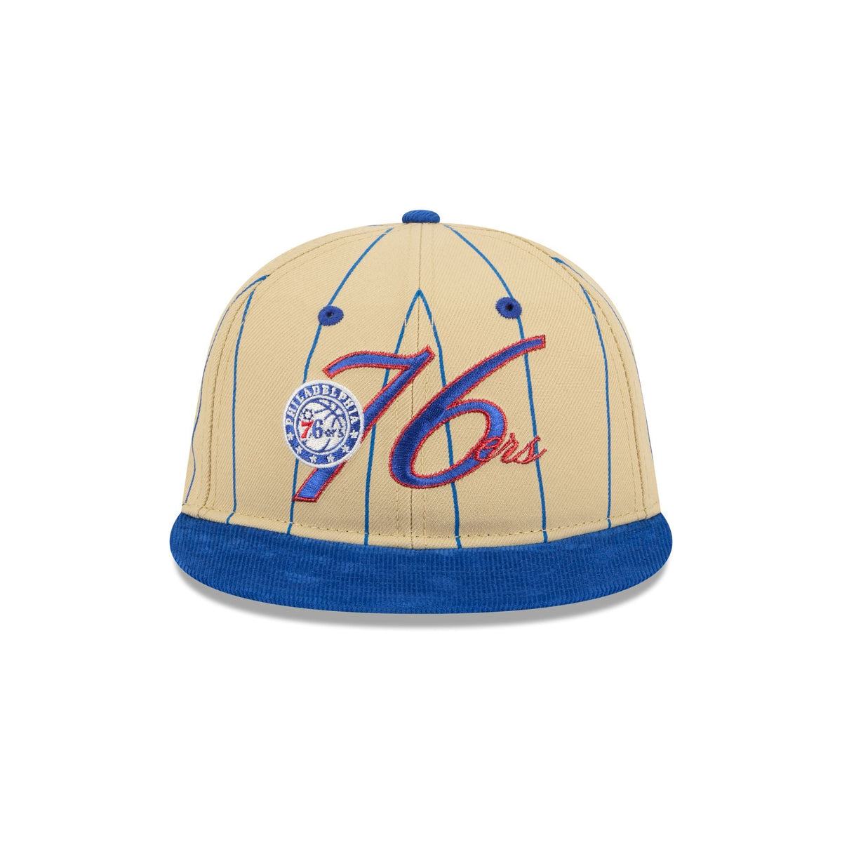 Philadelphia 76ers Pinstripe Script Retro Crown 9FIFTY Adjustable Hat