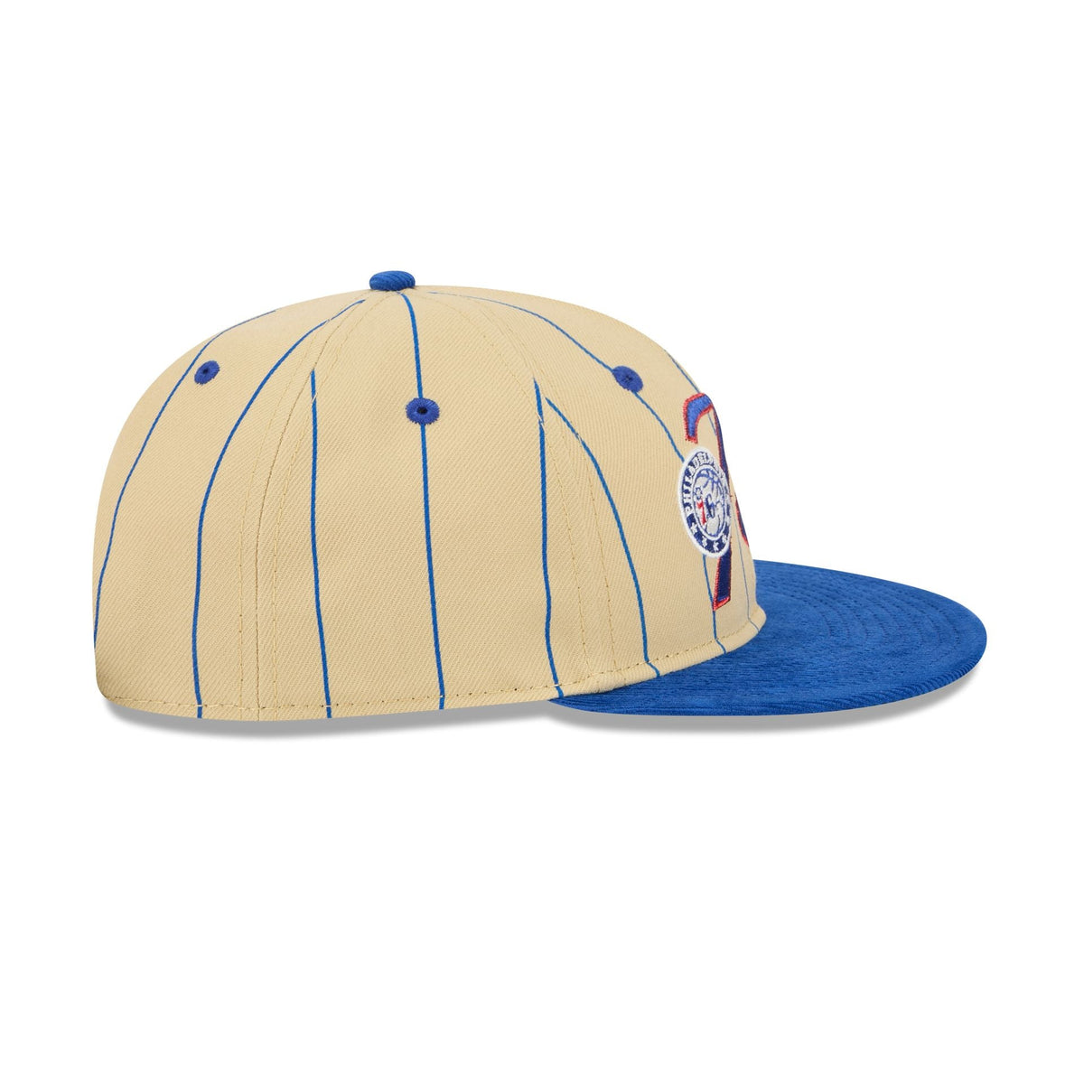 Philadelphia 76ers Pinstripe Script Retro Crown 9FIFTY Adjustable Hat