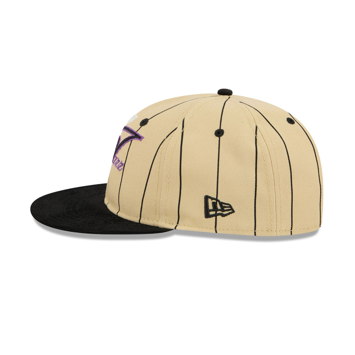 Utah Jazz Pinstripe Script Retro Crown 9FIFTY Adjustable Hat