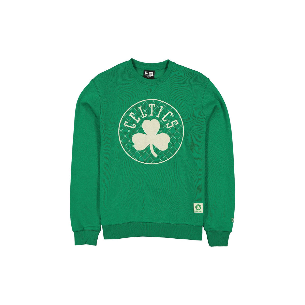 Boston Celtics Quilted Crewneck