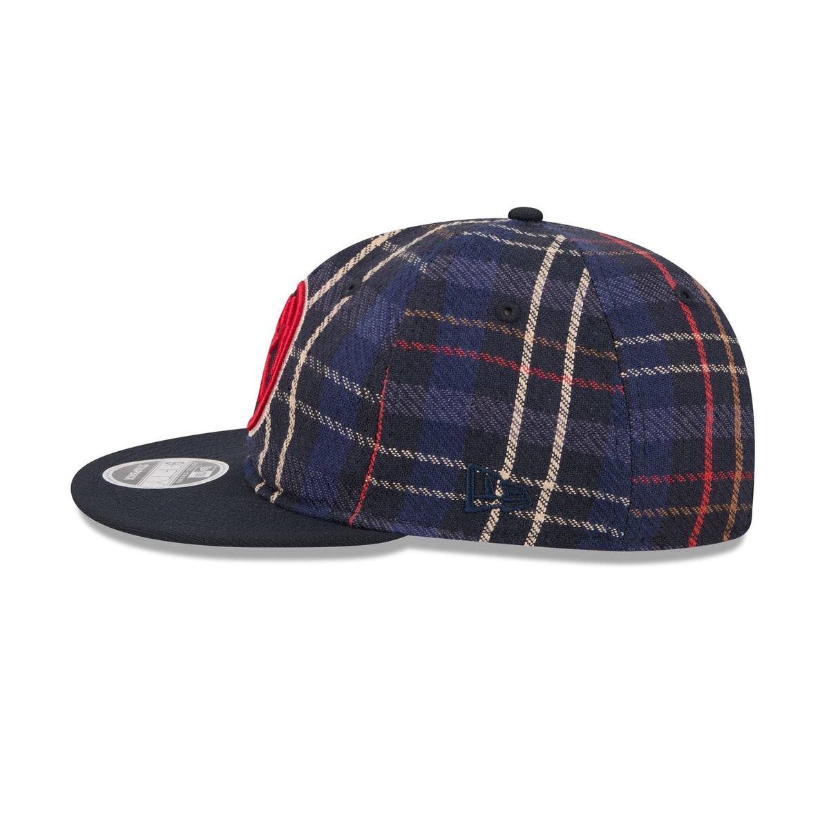 Denver Nuggets Grunge Plaid Retro Crown 9FIFTY Adjustable Hat