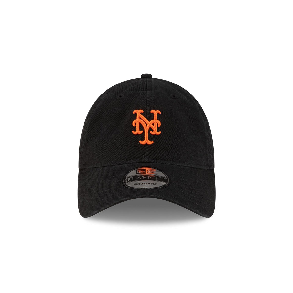 New York Mets Black Washed Script 9TWENTY Adjustable Hat
