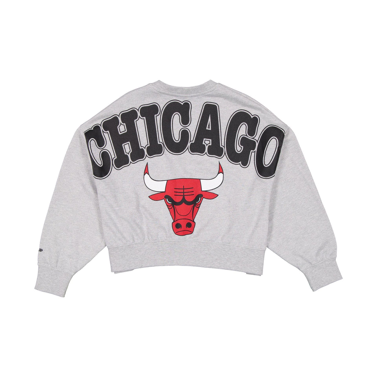 Chicago Bulls Glam Game Women's Oversized Glittery Crewneck