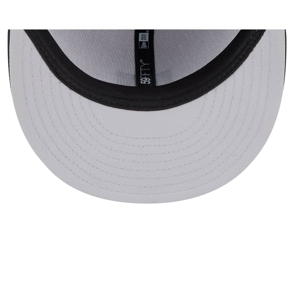 Los Angeles Angels 2026 Clubhouse Black & White 59FIFTY Fitted Hat