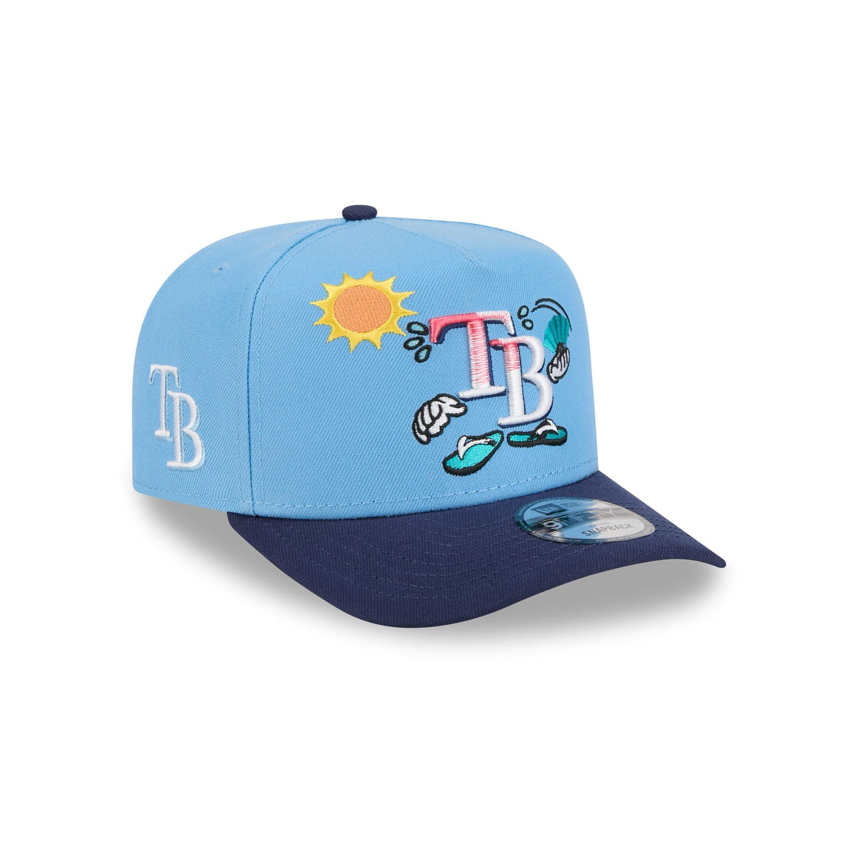 Tampa Bay Rays Cartoon 9FIFTY A-Frame Snapback Hat