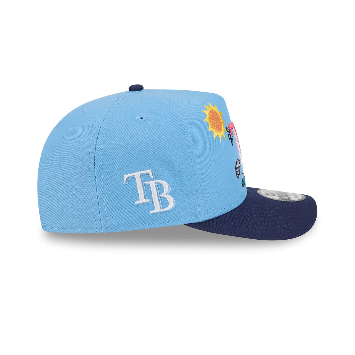 Tampa Bay Rays Cartoon 9FIFTY A-Frame Snapback Hat