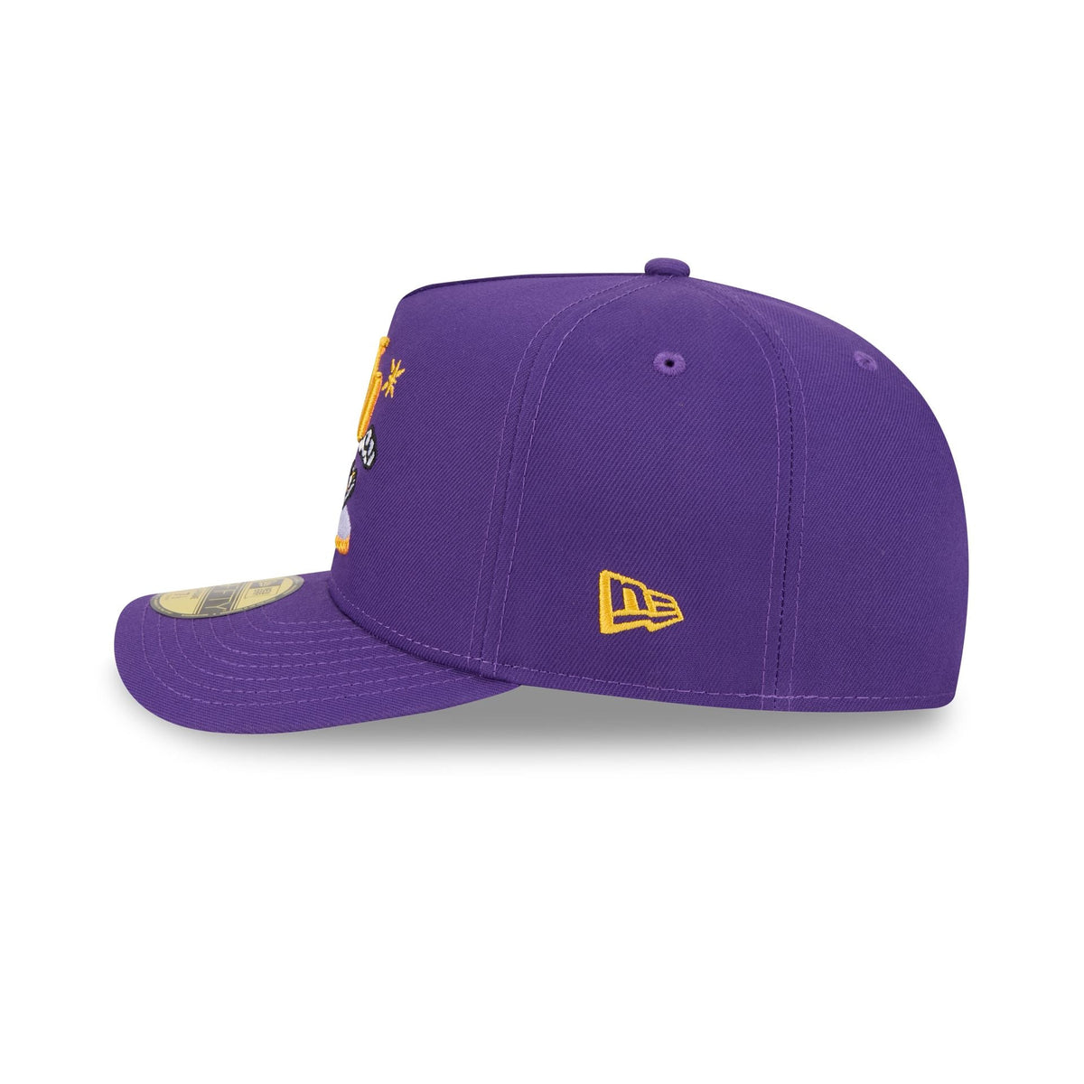 Los Angeles Lakers Cartoon 59FIFTY A-Frame Fitted Hat