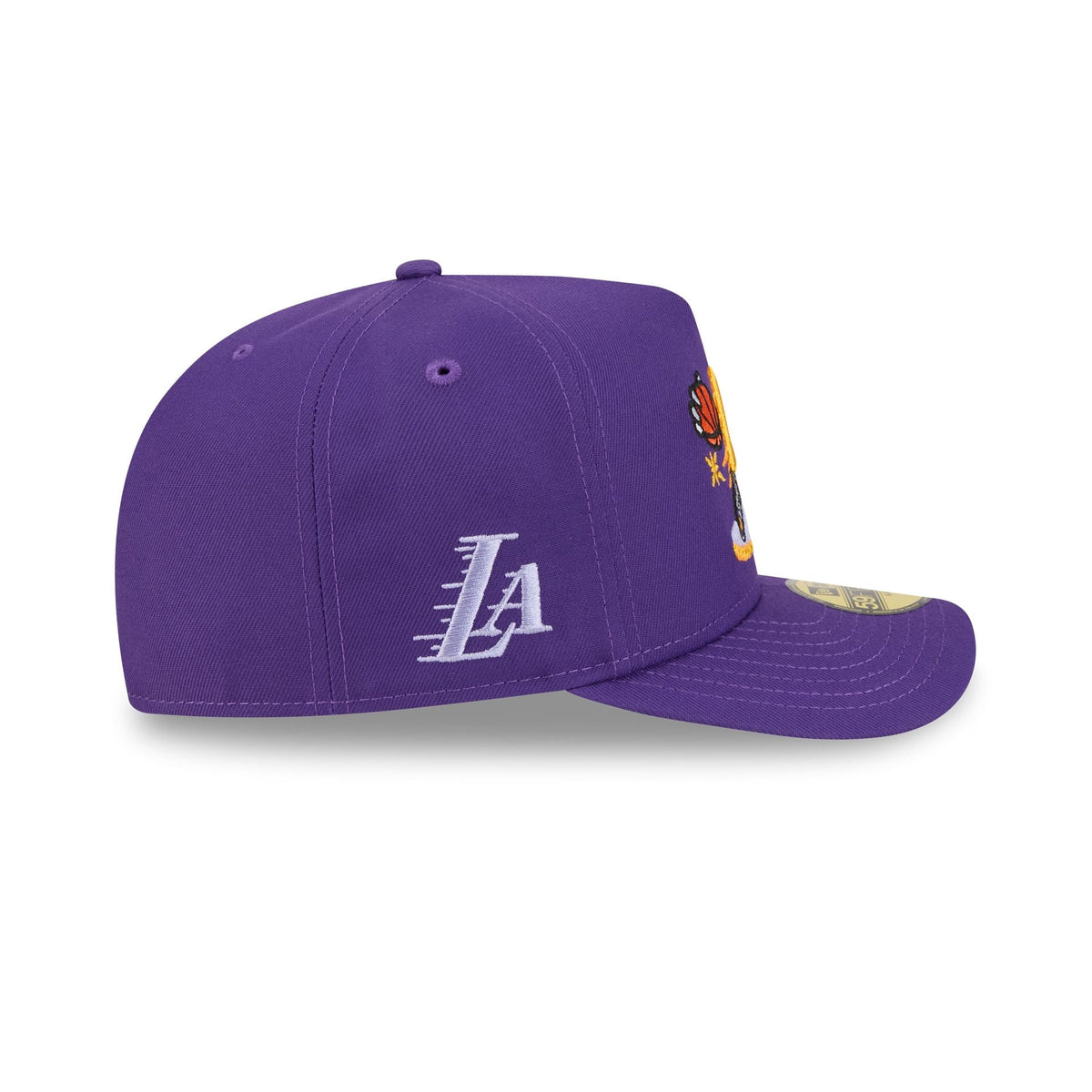 Los Angeles Lakers Cartoon 59FIFTY A-Frame Fitted Hat