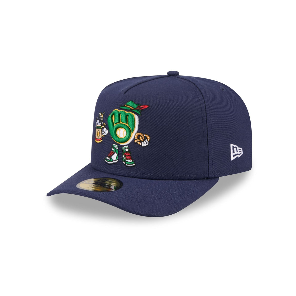 Milwaukee Brewers Cartoon 59FIFTY A-Frame Fitted Hat