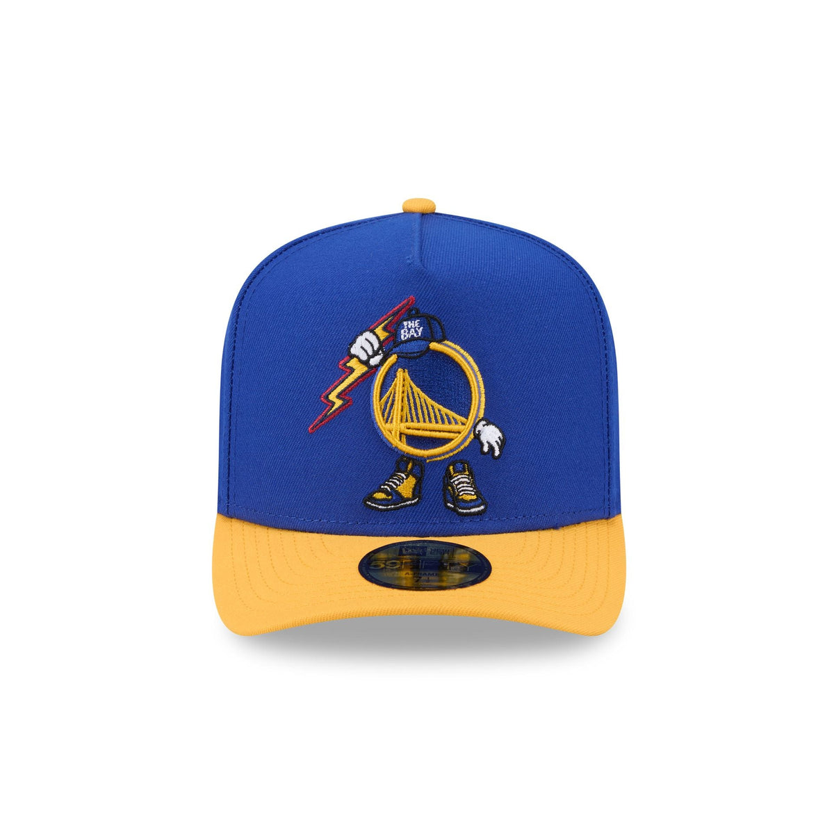Golden State Warriors Cartoon 59FIFTY A-Frame Fitted Hat