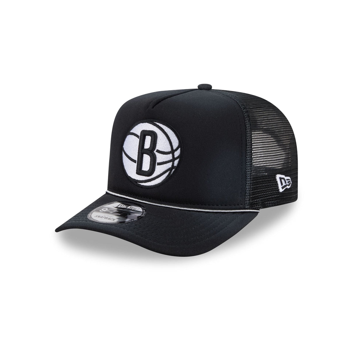 Brooklyn Nets Worn 9FIFTY A-Frame Trucker Hat