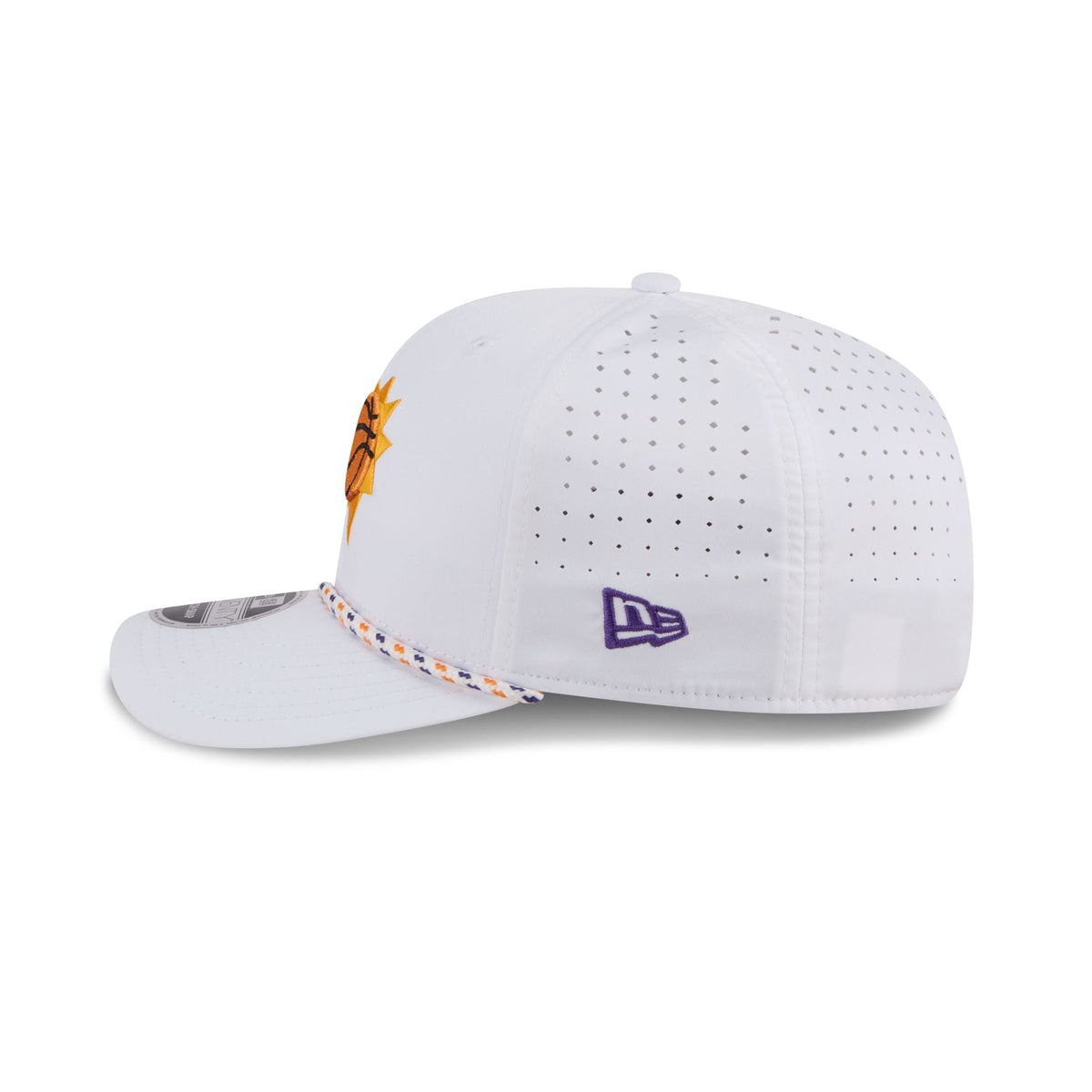 Phoenix Suns Optic White Performance Rope 9SEVENTY Stretch-Snap Hat