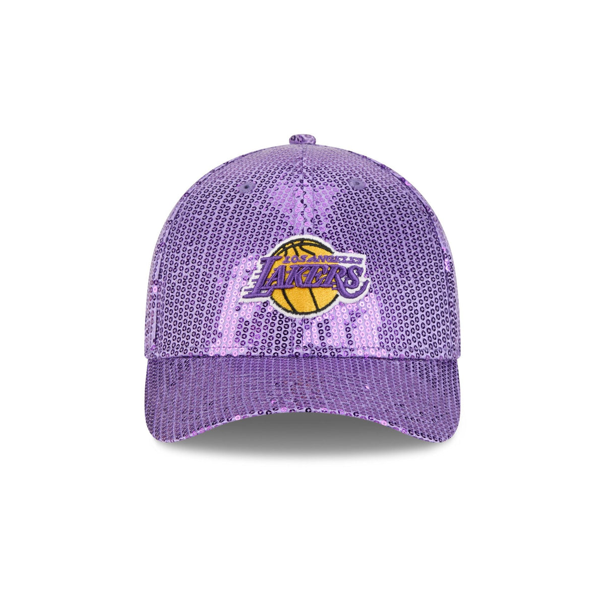 Los Angeles Lakers Sequin Women's 9FORTY M-Crown Snapback Hat