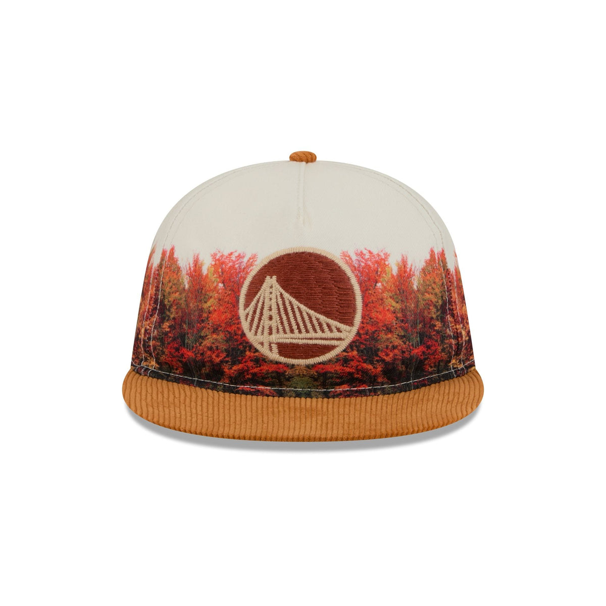 Golden State Warriors Fall Forest Retro Crown 9FIFTY Adjustable Hat