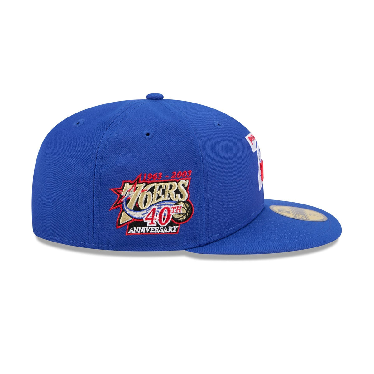 Philadelphia 76ers 1963-1976 Hardwood Classics Sidepatch 59FIFTY Fitted Hat