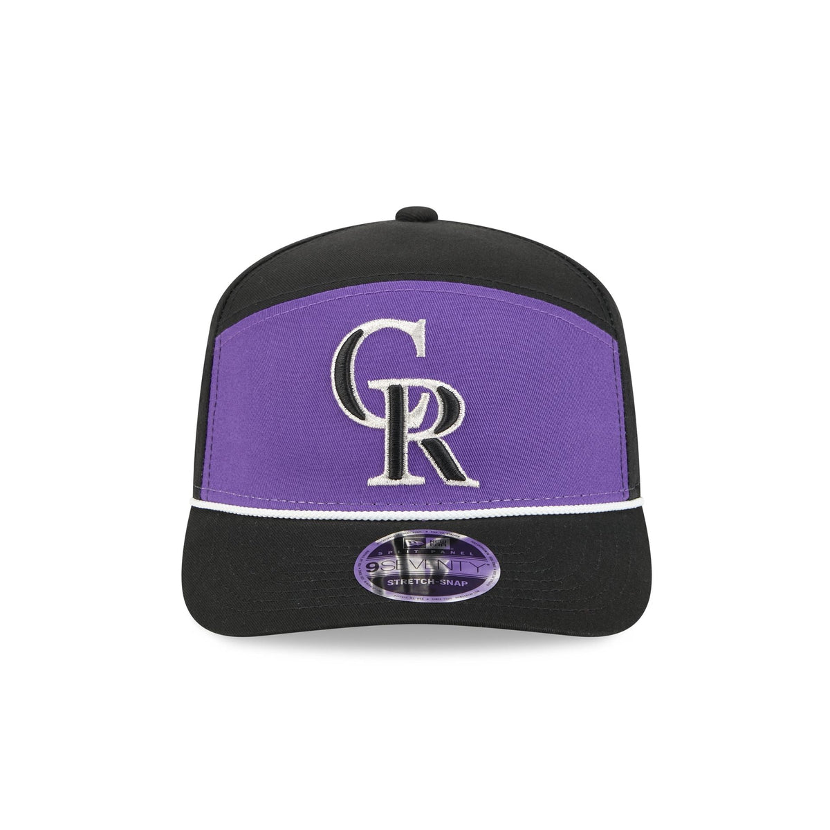Colorado Rockies Split Panel 9SEVENTY Stretch-Snap Hat