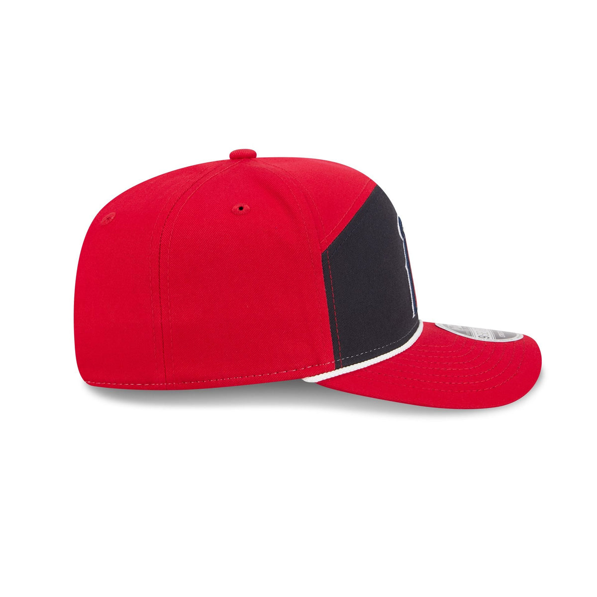 Los Angeles Angels Split Panel 9SEVENTY Stretch-Snap Hat