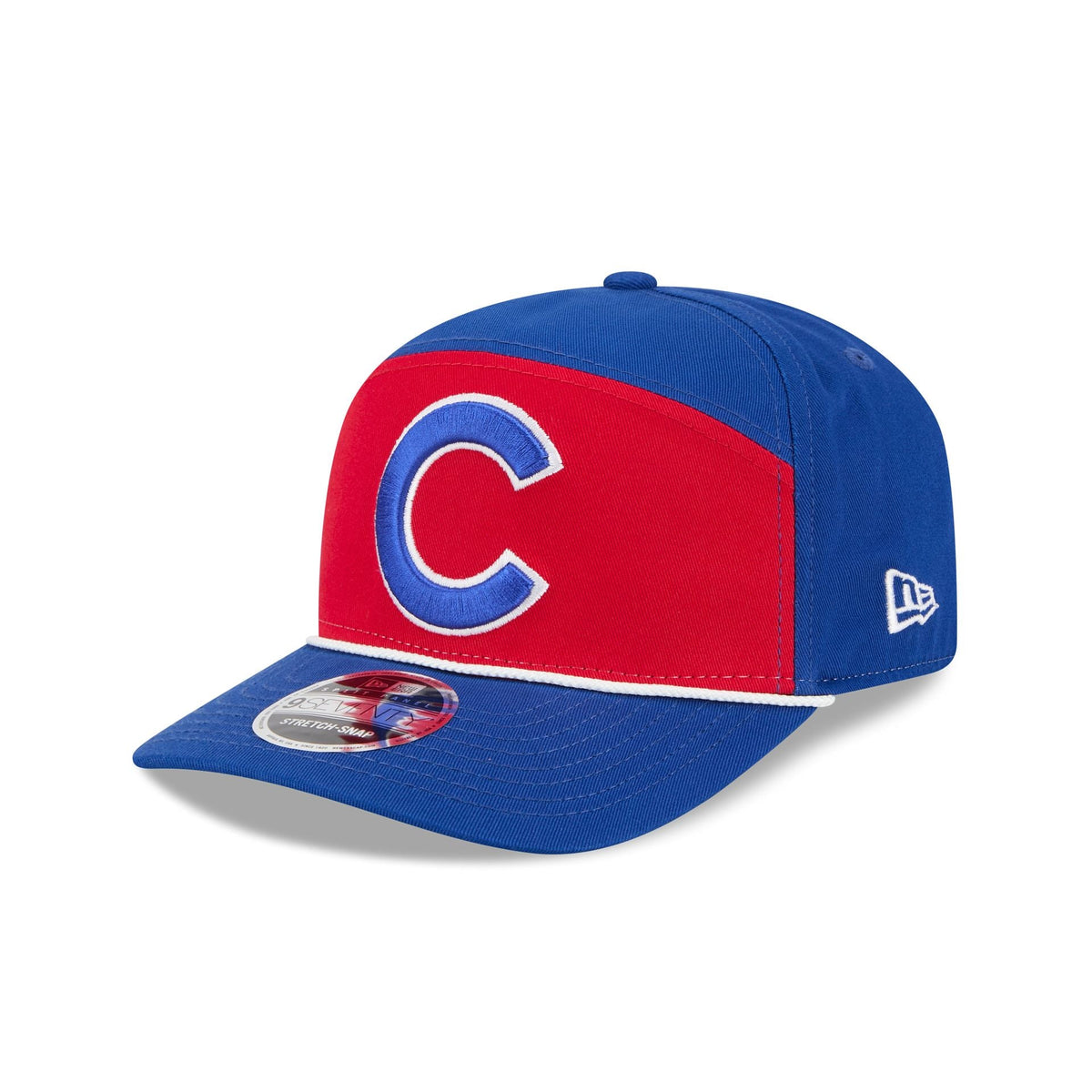 Chicago Cubs Split Panel 9SEVENTY Stretch-Snap Hat