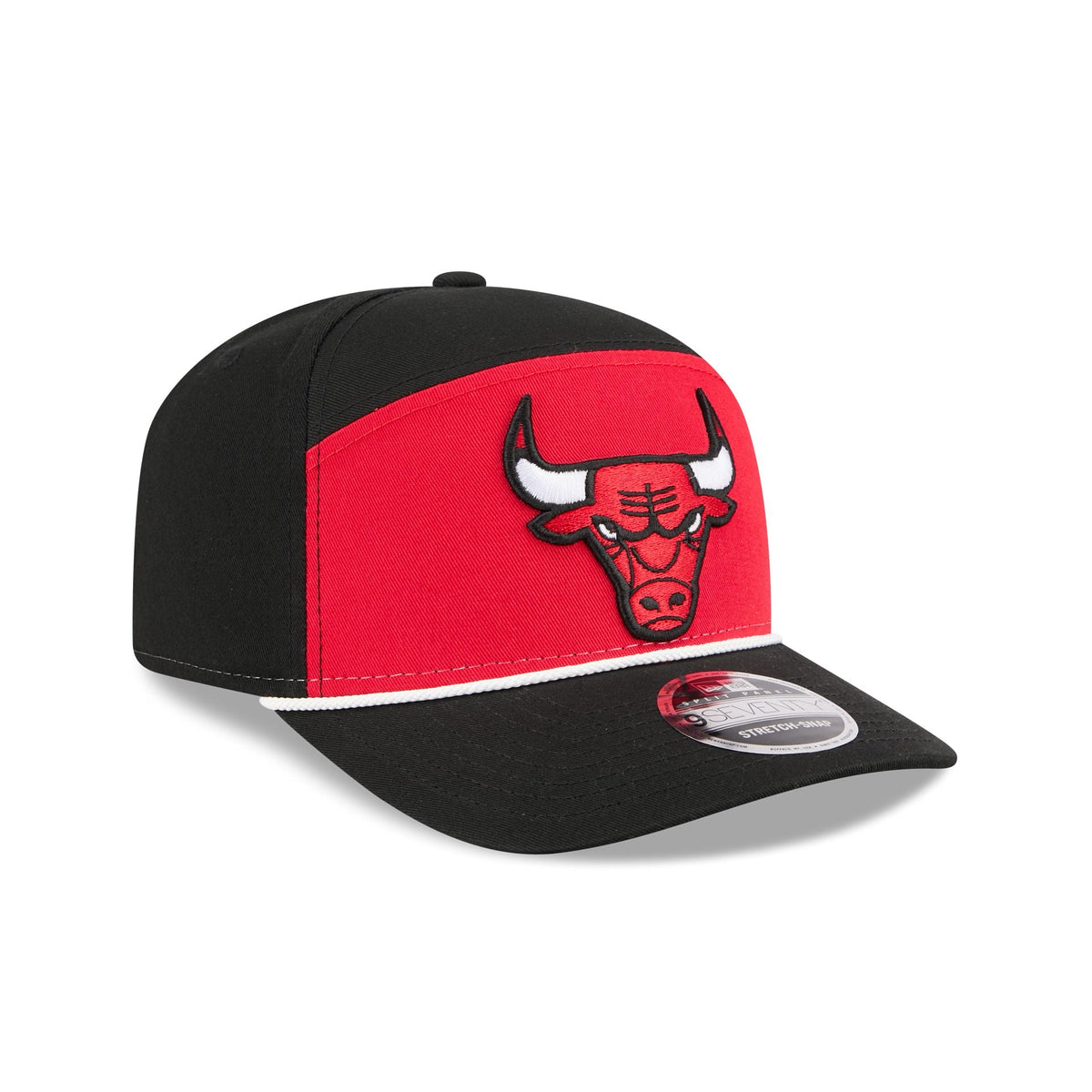 Chicago Bulls Split Panel 9SEVENTY Stretch-Snap Hat