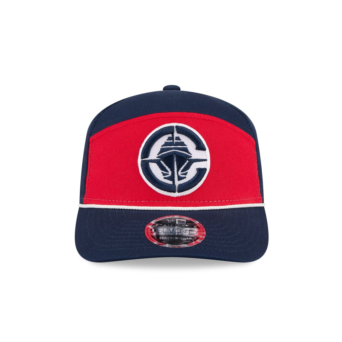 Los Angeles Clippers Split Panel 9SEVENTY Stretch-Snap Hat