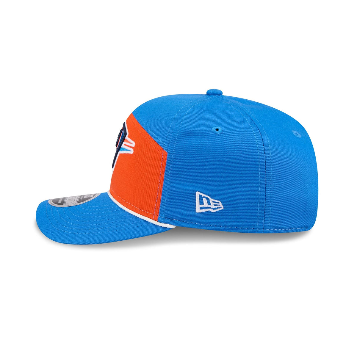 Oklahoma City Thunder Split Panel 9SEVENTY Stretch-Snap Hat