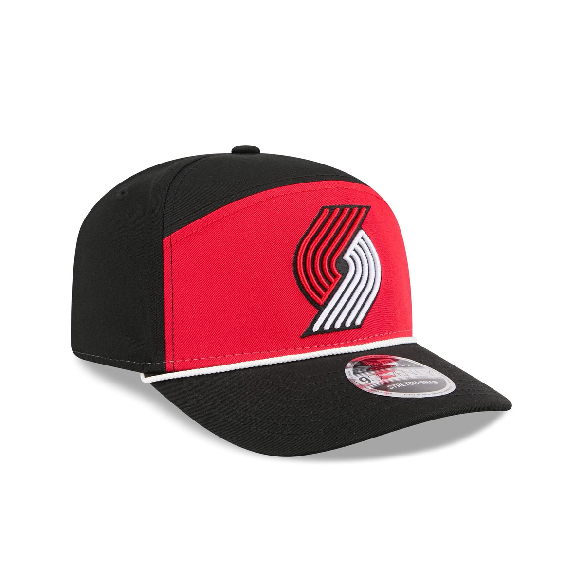 Portland Trail Blazers Split Panel 9SEVENTY Stretch-Snap Hat