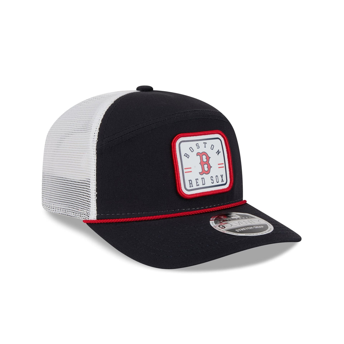 Boston Red Sox Square Patch Split Panel 9SEVENTY Trucker Hat