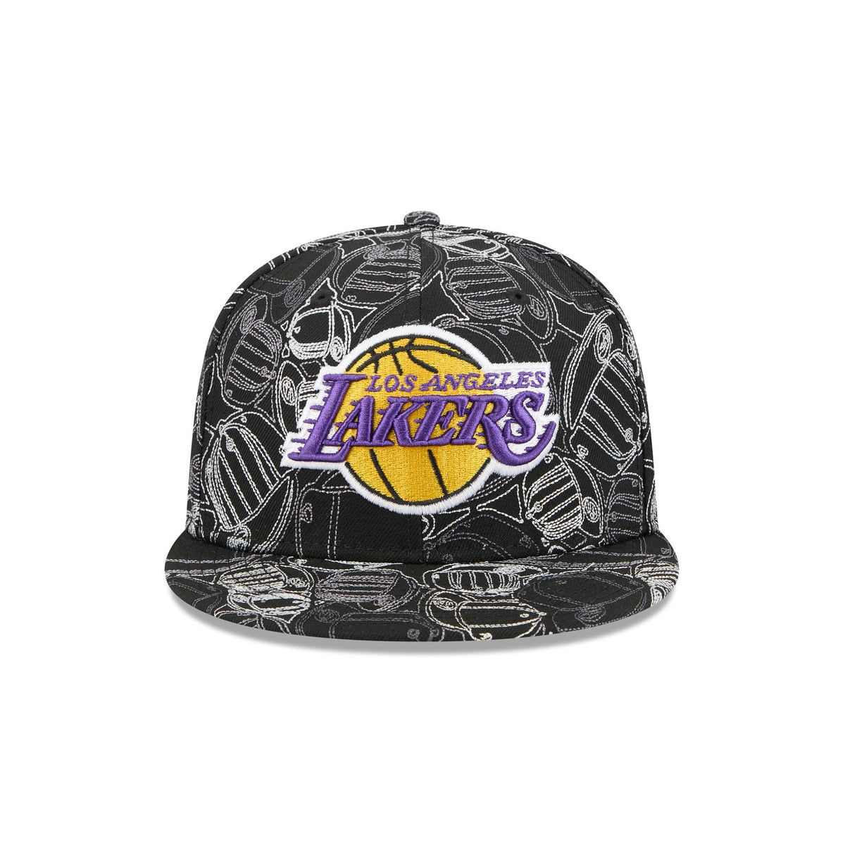 Los Angeles Lakers Cap Scramble 59FIFTY Fitted Hat