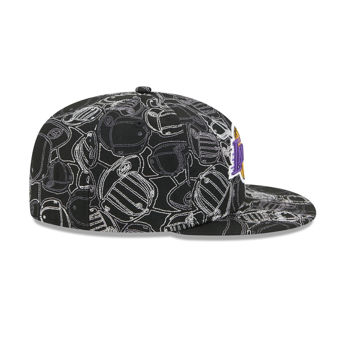 Los Angeles Lakers Cap Scramble 59FIFTY Fitted Hat