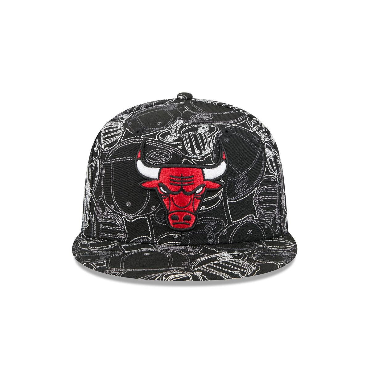 Chicago Bulls Cap Scramble 59FIFTY Fitted Hat