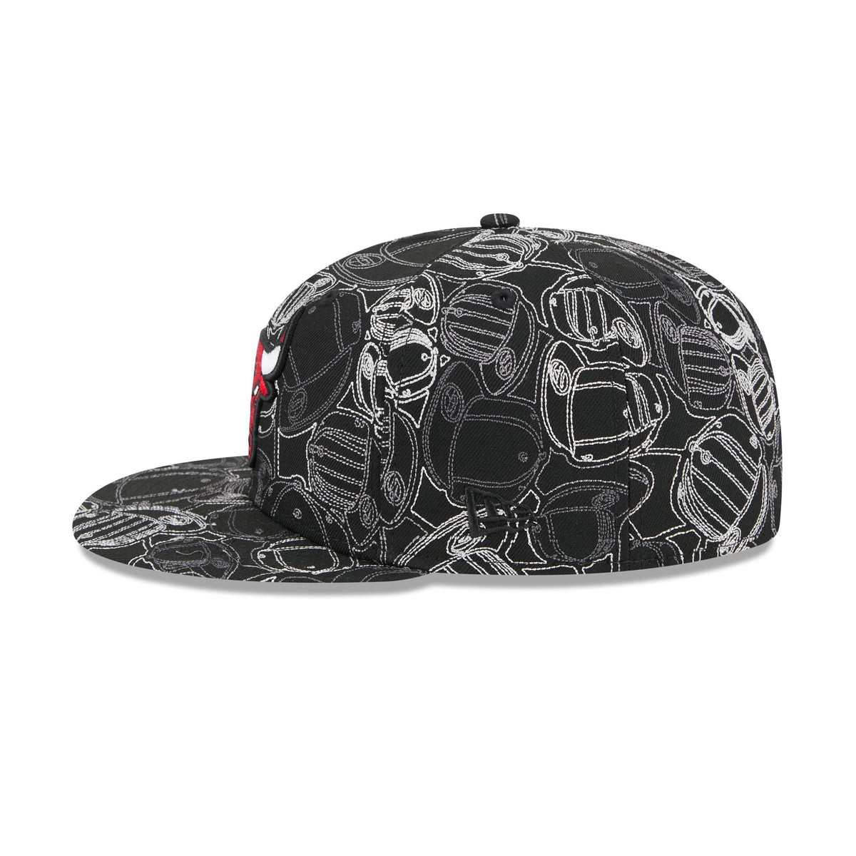Chicago Bulls Cap Scramble 59FIFTY Fitted Hat