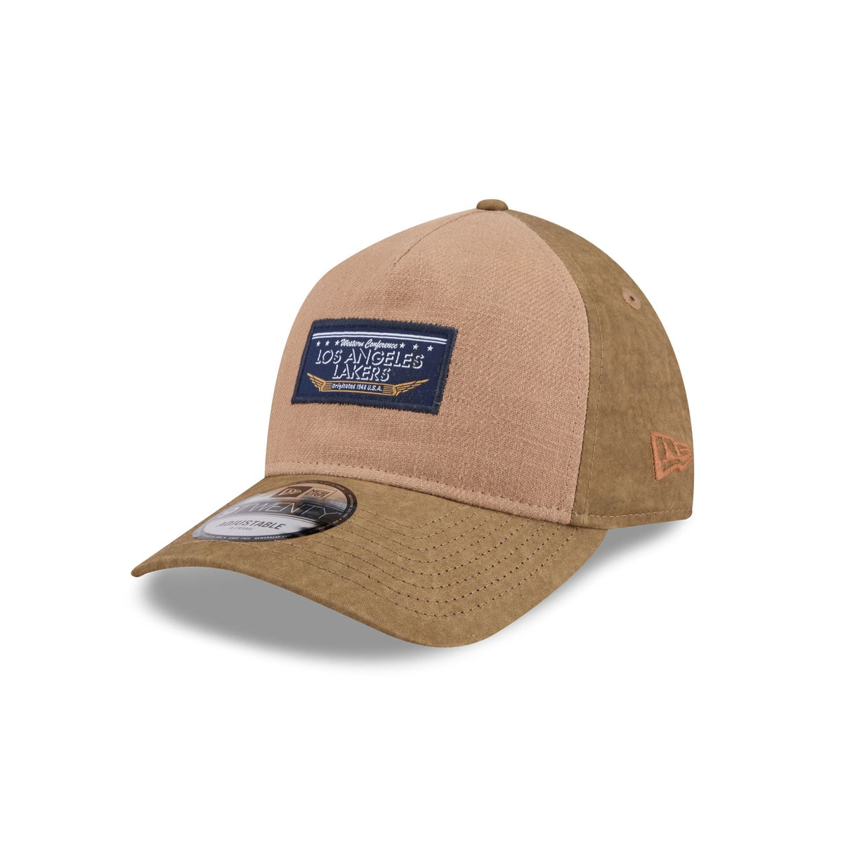 Los Angeles Lakers Utility Linen 9TWENTY A-Frame Adjustable Hat