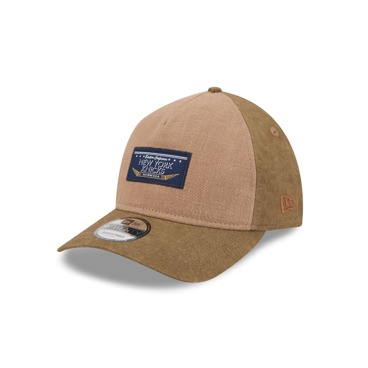 New York Knicks Utility Linen 9TWENTY A-Frame Adjustable Hat