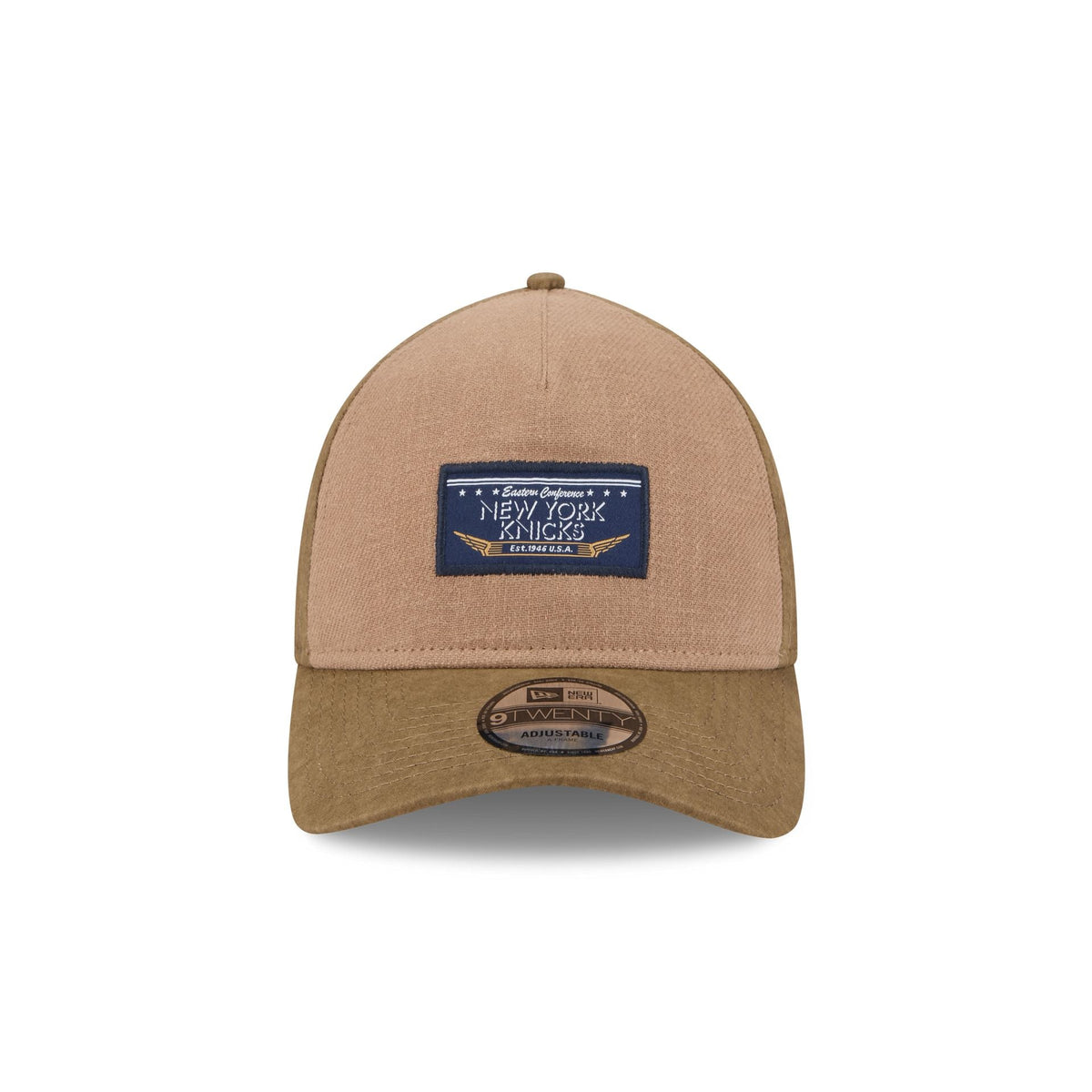 New York Knicks Utility Linen 9TWENTY A-Frame Adjustable Hat