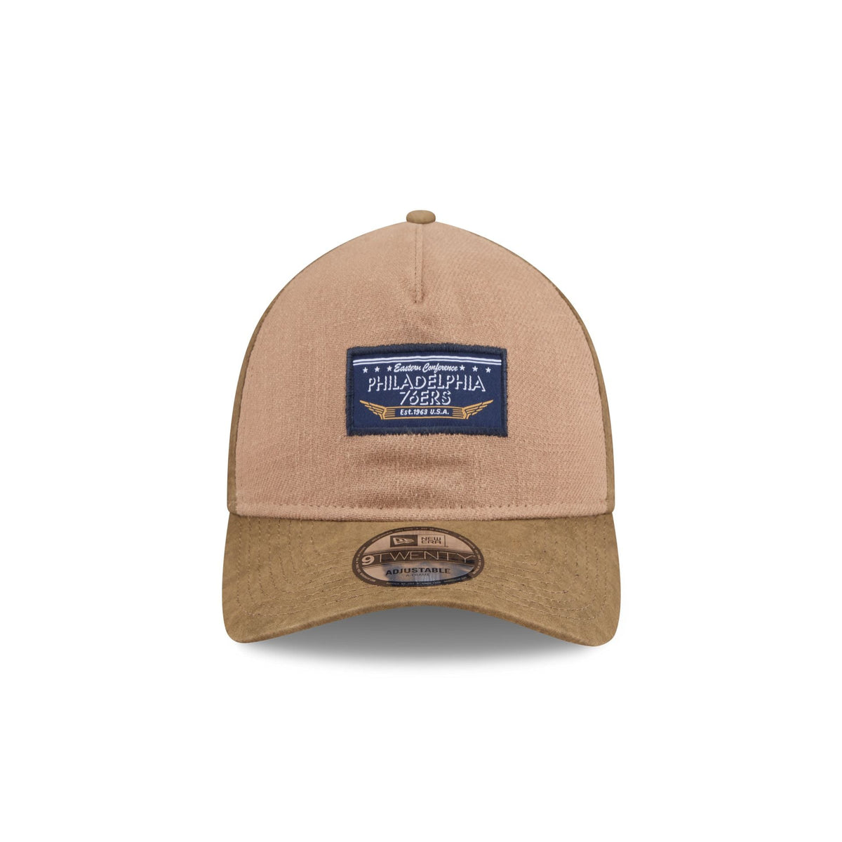 Philadelphia 76ers Utility Linen 9TWENTY A-Frame Adjustable Hat